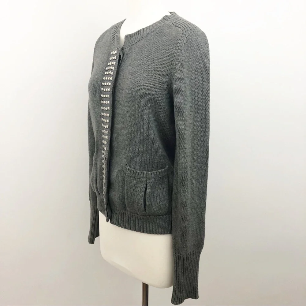 J. Crew Studded‎ Cardigan Size Small